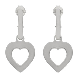 [AG1600] PENDIENTES CORAZON PLATA 925MM