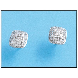 [AG1570] PENDIENTES CUADRADO PLATA 925MM