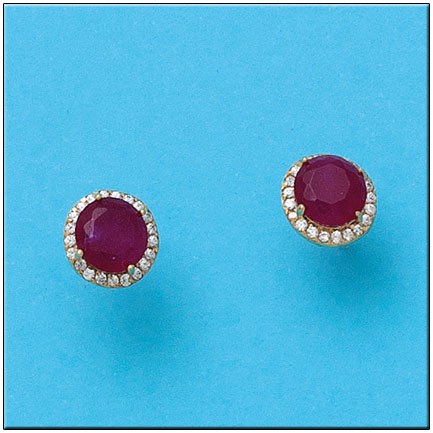 PENDIENTES ORO 18KL REDONDOS - 8MM