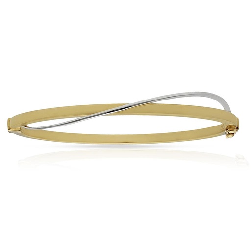 BRAZALETE ORO 18KL BICOLOR