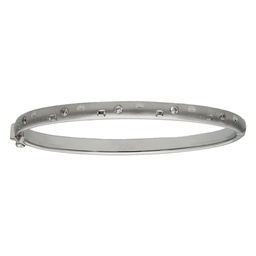 [PU1447] BRAZALETE  CIRCONITAS ORO BLANCO 18KL