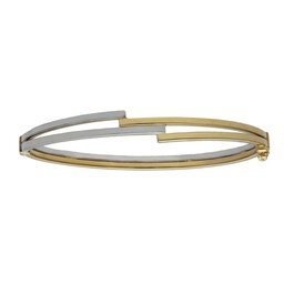 [PU1279] BRAZALETE BICOLOR ORO 18KL