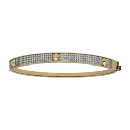 [PU1006] BRAZALETE BICOLOR ORO 18KL CIRCONITAS