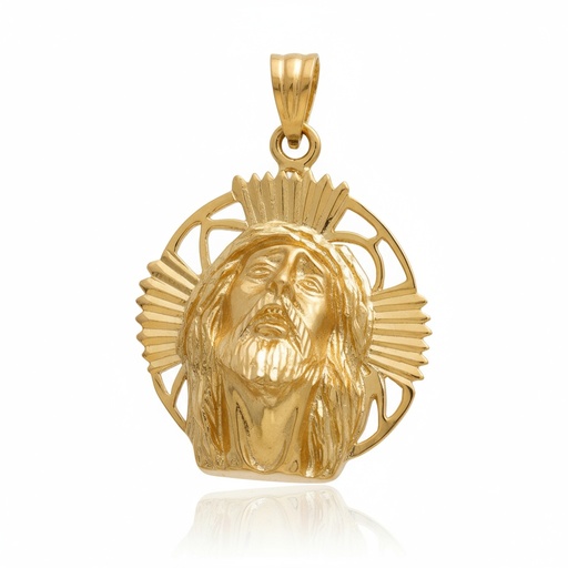 CABEZA ORO 18KL CRISTO - 30X35MM