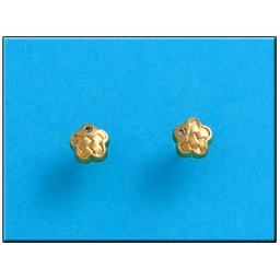 [P253] PENDIENTES EN ORO DE 18KL FLOR