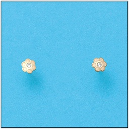 [P785] PENDIENTES EN ORO DE 18KL FLOR