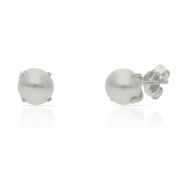 [AG1680] PENDIENTES GARRAS + PERLAS PLATA 925MM - 4MM (copia)