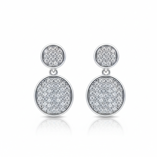 PENDIENTES PLATA 925MM CIRCULOS