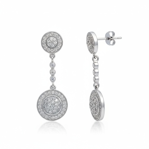 PENDIENTES PLATA 925MM CIRCULOS