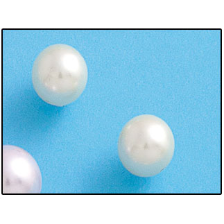 PENDIENTES PLATA 925MM PERLA SHELL - 10MM