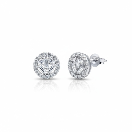 PENDIENTES PLATA 925MM REDONDO