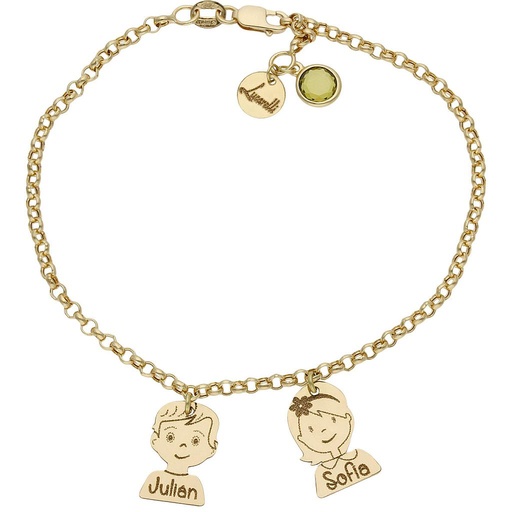 PULSERA MI HISTORIA ORO 18KL NIÑOS