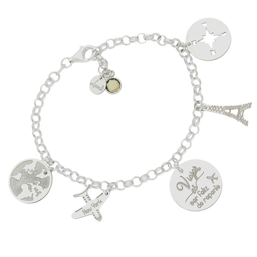 PULSERA MI HISTORIA PLATA 925MM MI MUNDO