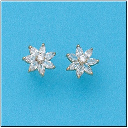 [P520] PENDIENTES ORO 18KL ESTRELLAS