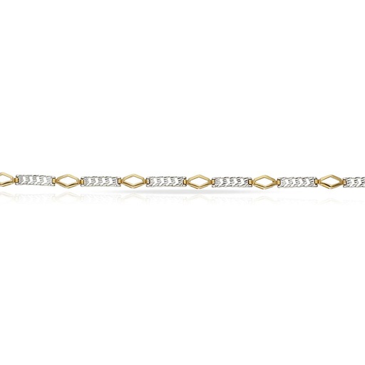 PULSERA ORO 18KL BICOLOR