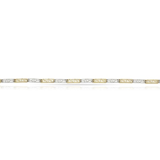 PULSERA ORO 18KL BICOLOR