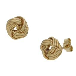 [P1118] PENDIENTES ORO 18KL NUDO - 10MM