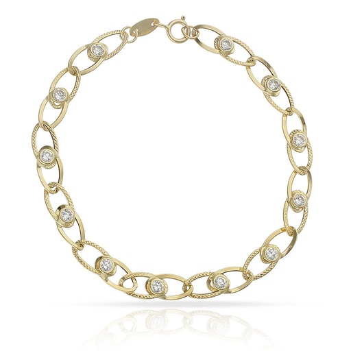 PULSERA ORO 18KL CIRCONITAS