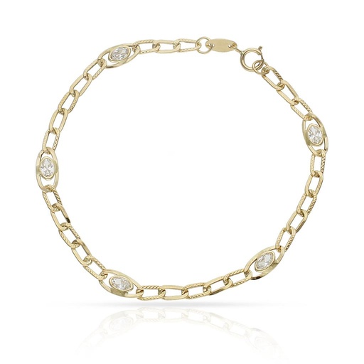 PULSERA ORO 18KL CIRCONITAS