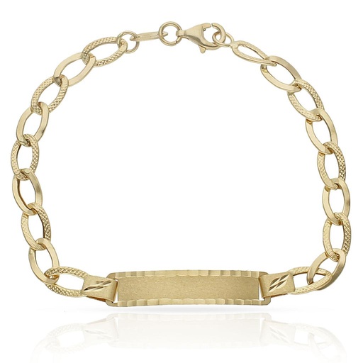 PULSERA ORO 18KL CON PLACA