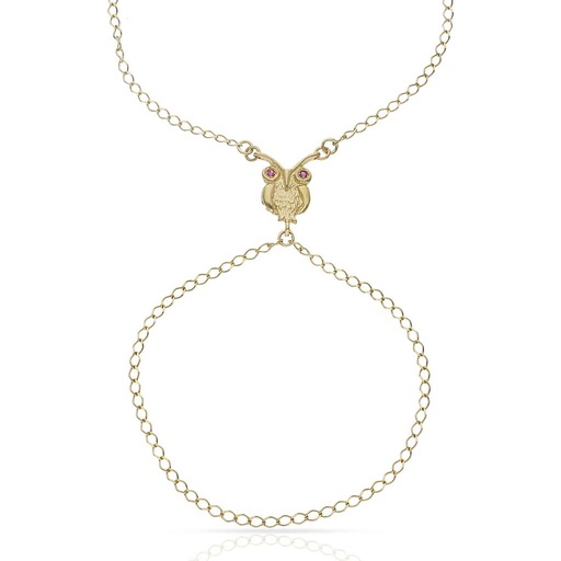 PULSERA ORO 18KL DEDO BUHO