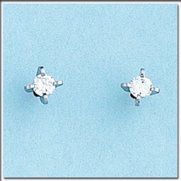 [P6087] PENDIENTES ORO BLANCO 18KL - 5.50MM