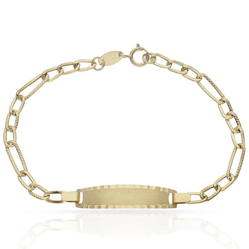 PULSERA ORO 18KL PLACA