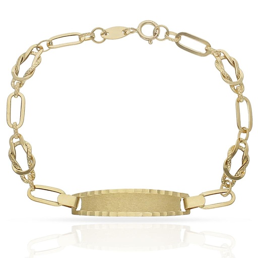 PULSERA ORO 18KL PLACA