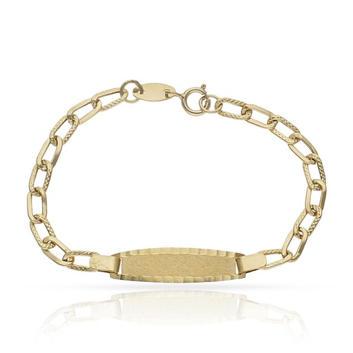 PULSERA ORO 18KL PLACA