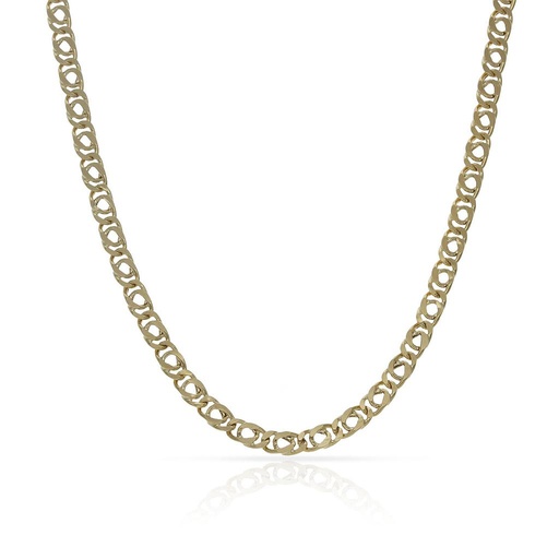 CADENA ORO 18KL HUECA ESLABON DOBLE 3MM