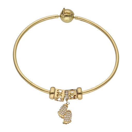 PULSERA ORO 18KL RIGIDA - MAMA
