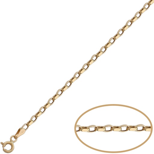 PULSERA ORO 18KL ROLOT ALARGADO - 2.50MM