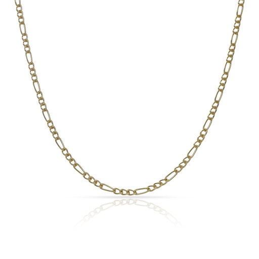 CADENA ORO 18KL MACIZA 3X1 - 2MM