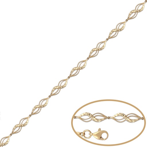PULSERA ORO 18KL TALLADA