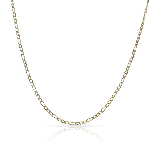 CADENA ORO 18KL MACIZA 3x1 - 1.50MM