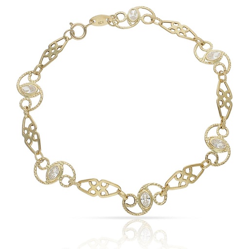 PULSERA ORO 18KL TROQUELADA