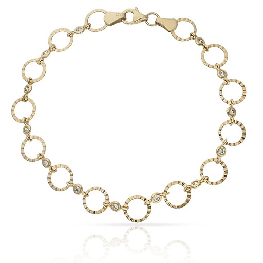 PULSERA ORO 18KL TROQUELADA