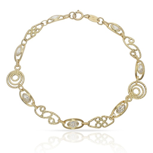 PULSERA ORO 18KL TROQUELADA