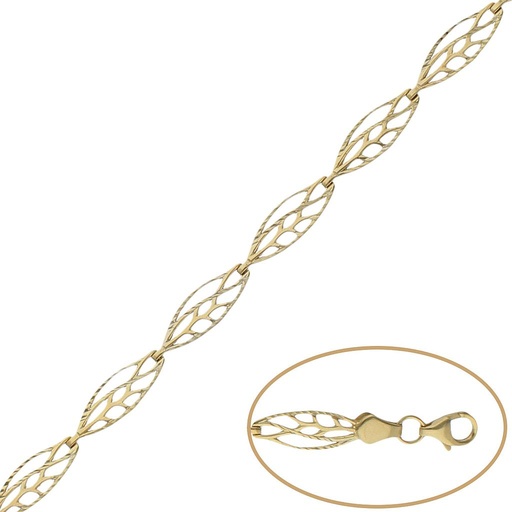 PULSERA ORO 18KL TROQUELADA