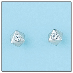 [LCR389B] PENDIENTES ORO BLANCO 18KL DIAMANTES