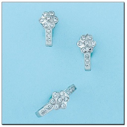 [LCR637BP] PENDIENTES ORO BLANCO 18KL DIAMANTES