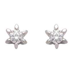 [LCR439B] PENDIENTES ORO BLANCO 18KL DIAMANTES