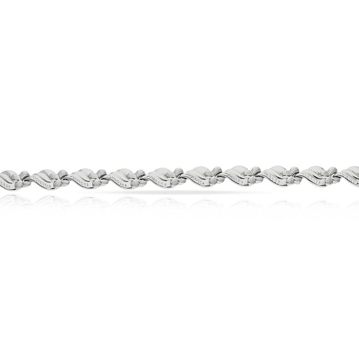PULSERA ORO BLANCO 18KL
