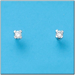 [LCR434B] PENDIENTES ORO BLANCO 18KL DIAMANTES