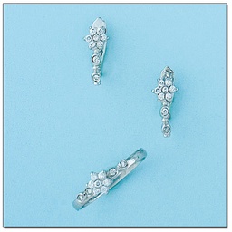 [LCR636BP] PENDIENTES ORO BLANCO 18KL DIAMANTES