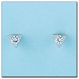 [LCR398B] PENDIENTES ORO BLANCO 18KL DIAMANTES