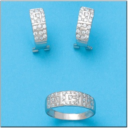 [LCR660BP] PENDIENTES ORO BLANCO 18KL DIAMANTES