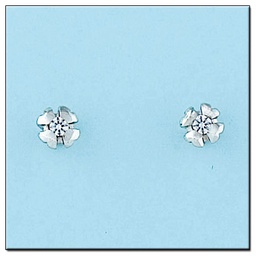 [LCR391B] PENDIENTES ORO BLANCO 18KL DIAMANTES