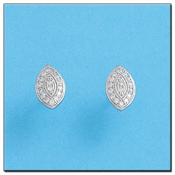 [LCR417B] PENDIENTES ORO BLANCO 18KL DIAMANTES