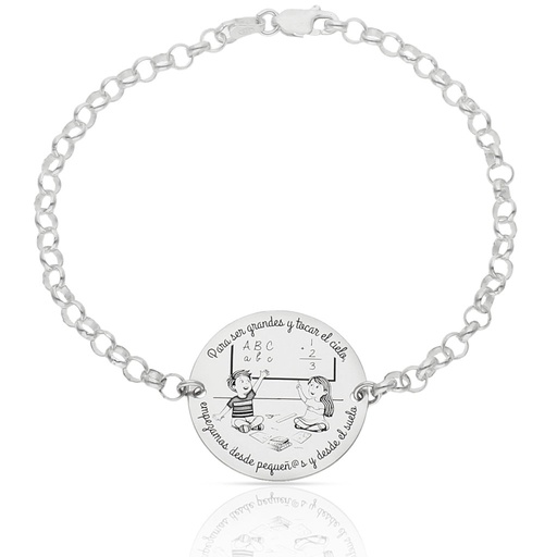 PULSERA PLATA 925MM CRECER - 25MM